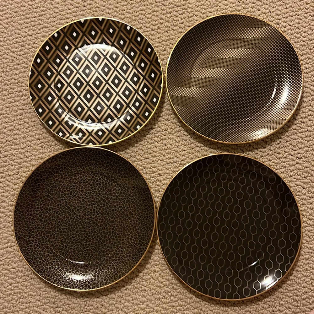 Wedgwood Arris Accent tea plate set of 4 - Picture 5 of 6